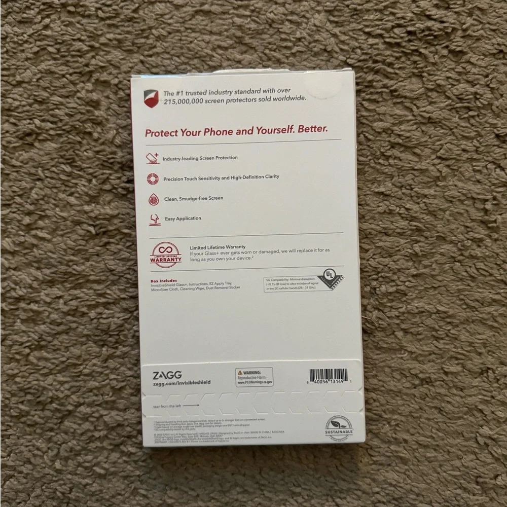 iPhone 12 Pro Zagg Screen protector